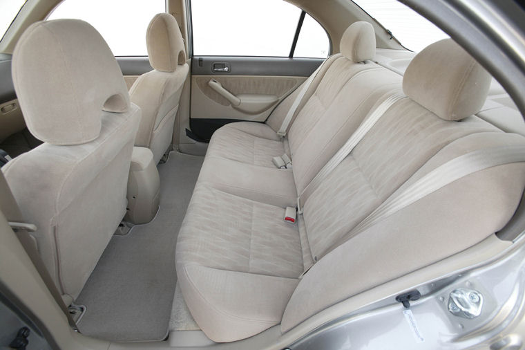 2004 Honda Civic Rear Seats Picture Pic Image
