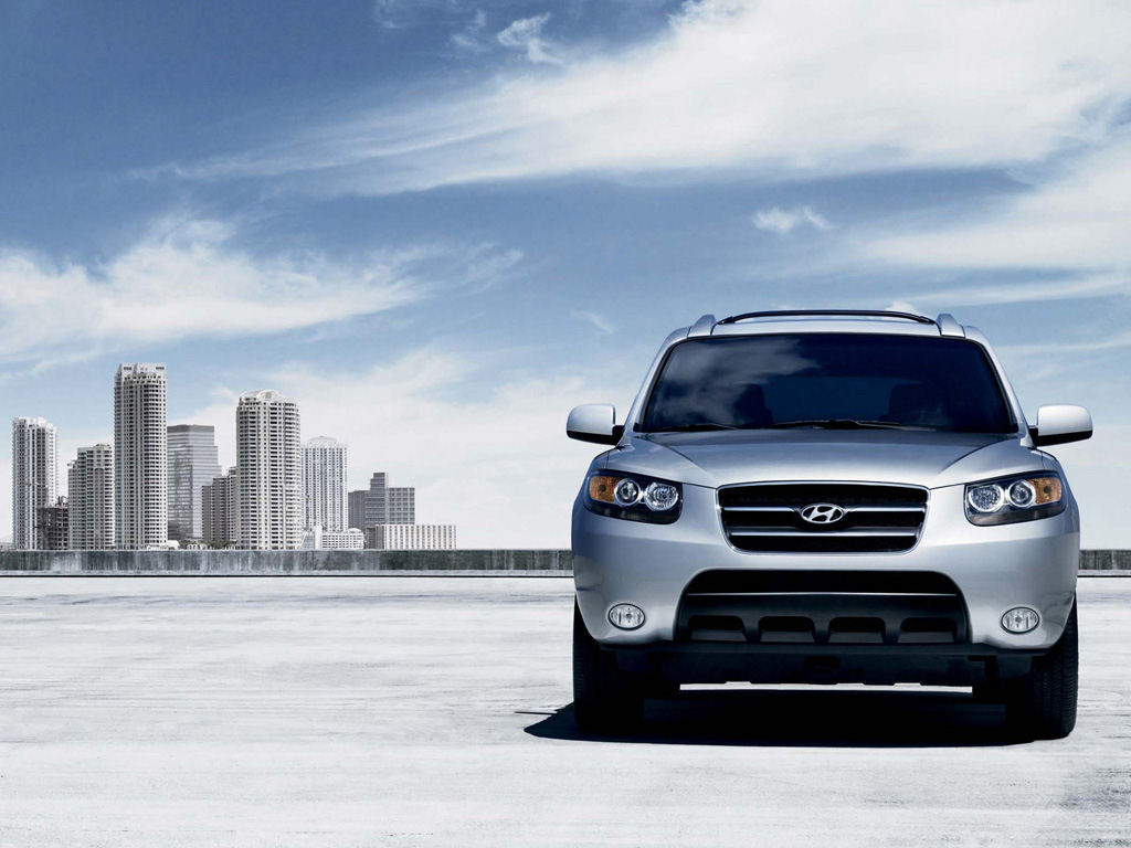 Hyundai Santa Fe GLS, SE, Limited - Free 1024x768 Wallpaper / Desktop