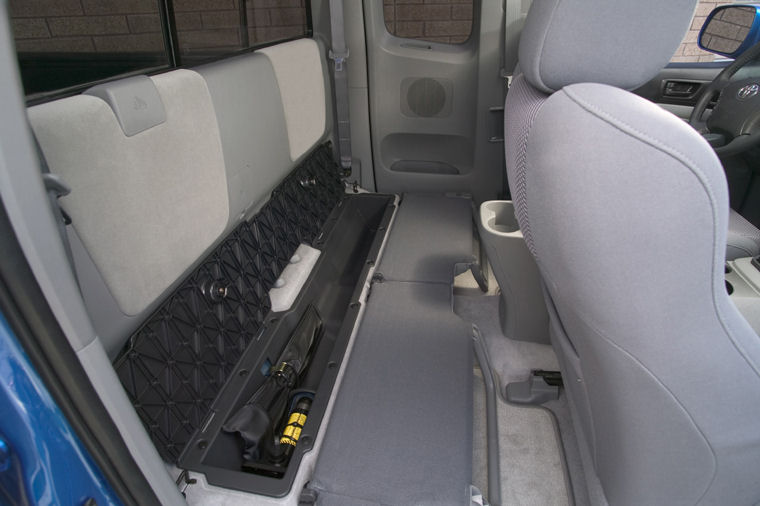 toyota tacoma double cab rear seat storage #6