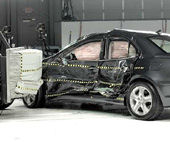 2010 Acura RL IIHS Side Impact Crash Test Picture