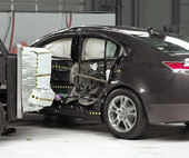 2009 Acura TL IIHS Side Impact Crash Test Picture