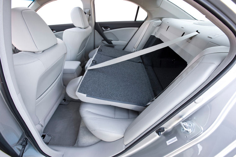 2009 Acura TSX Rear Seats Folded Picture