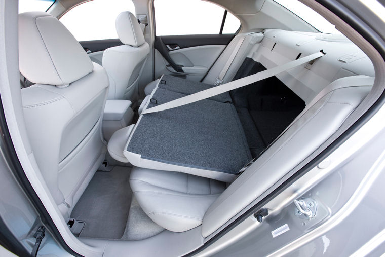 2010 Acura TSX Rear Seats Folded Picture