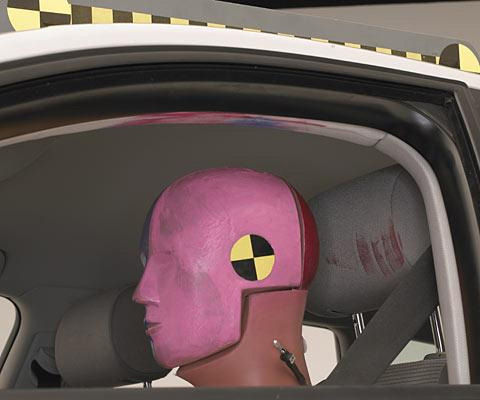 2008 Audi A3 IIHS Frontal Impact Crash Test Picture