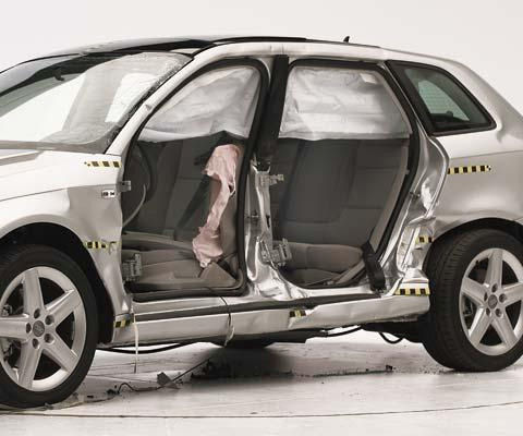 2008 Audi A3 IIHS Side Impact Crash Test Picture