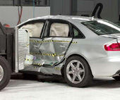 2010 Audi A4 IIHS Side Impact Crash Test Picture