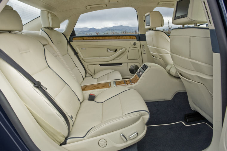 2008 Audi A8L W12 Rear Seats Picture