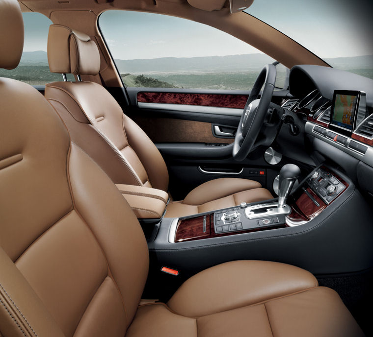 2010 Audi A8L 4.2 Front Seats Picture