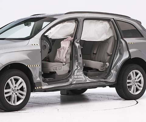 2008 Audi Q7 IIHS Side Impact Crash Test Picture