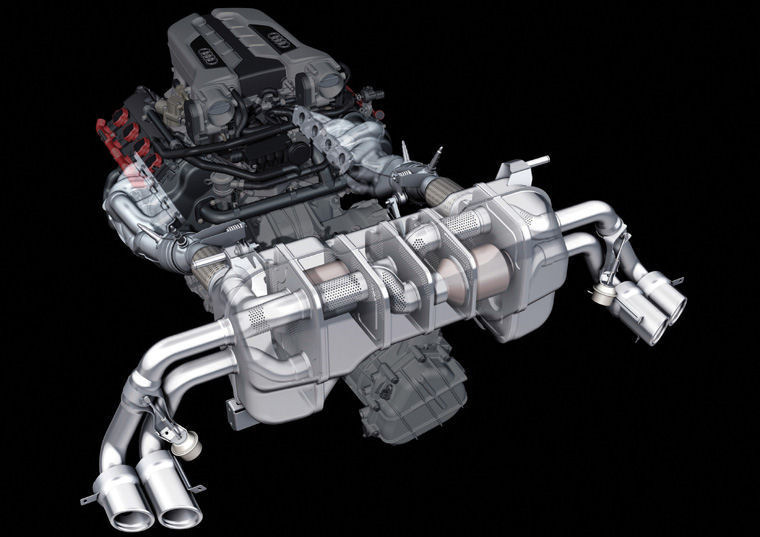 2008 Audi R8 4.2l 8-cylinder Engine Picture