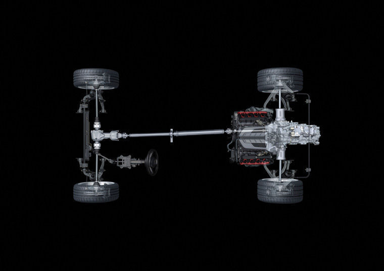 2008 Audi R8 Drivetrain Picture