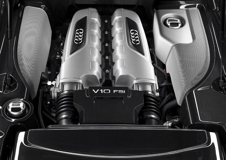 2010 Audi R8 5.2L V10 FSI Engine Picture