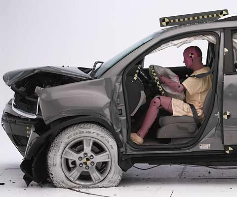 2008 Buick Enclave IIHS Frontal Impact Crash Test Picture