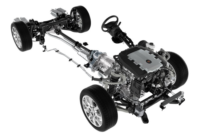 2008 Cadillac CTS Drivetrain Picture