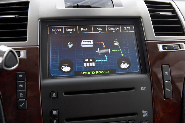 2009 Cadillac Escalade Hybrid Dashboard Screen Picture