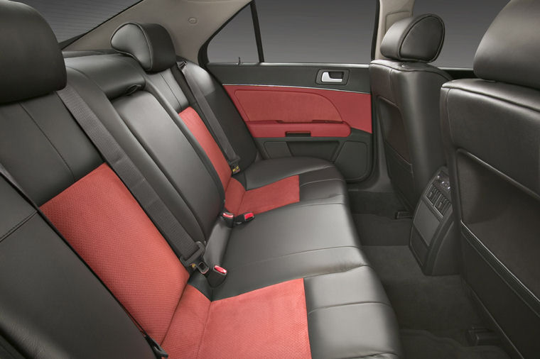 2009 Cadillac STS-V Rear Seats Picture