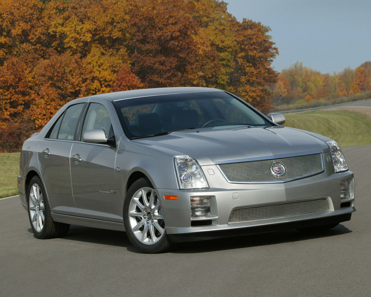 Cadillac STS Desktop Wallpaper