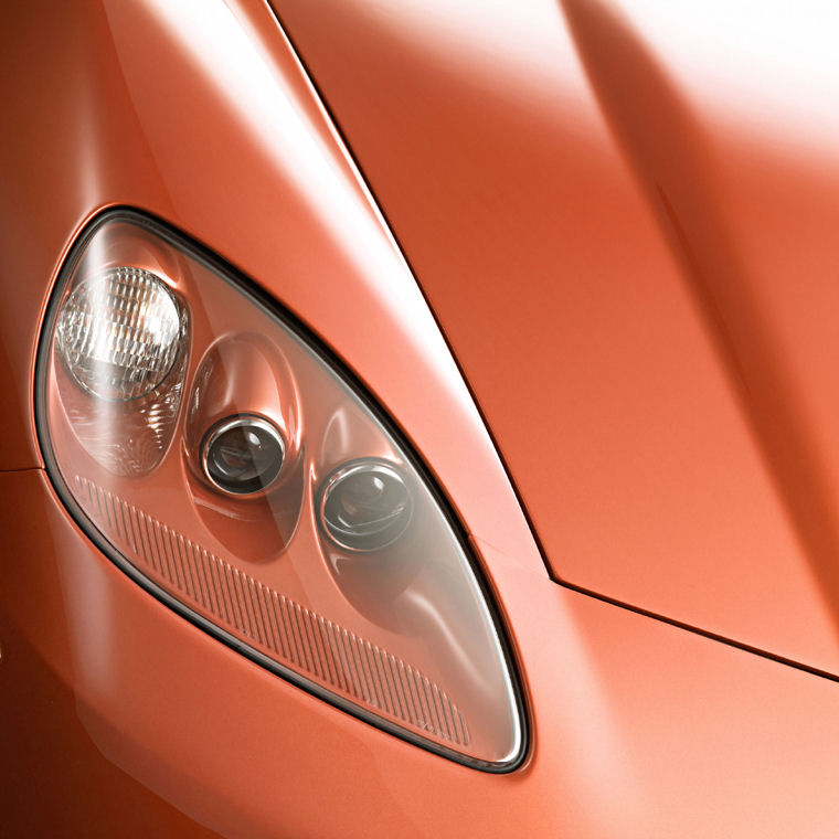 2005 Chevrolet Corvette Coupe Headlight Picture