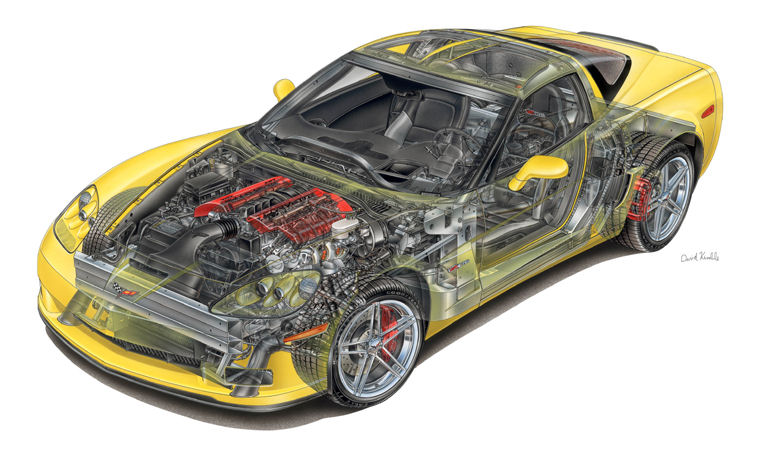 2008 Chevrolet Corvette Z06 Technology Picture