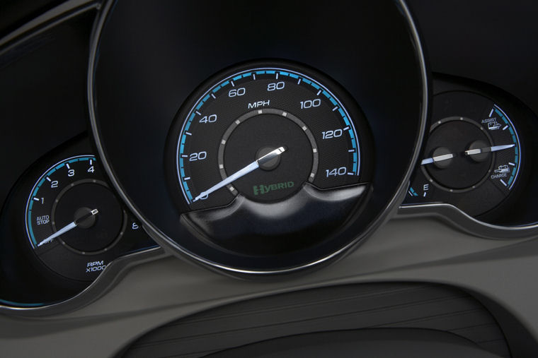 2009 Chevrolet (Chevy) Malibu Hybrid Gauges Picture