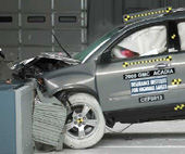 2009 Chevrolet Traverse IIHS Frontal Impact Crash Test Picture