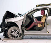 2011 Chrysler 200 IIHS Frontal Impact Crash Test Picture