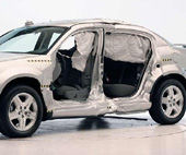 2011 Chrysler 200 IIHS Side Impact Crash Test Picture