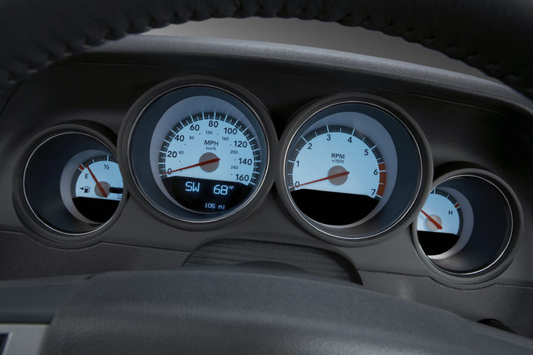 2009 Dodge Challenger R/T Gauges Picture