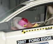 2007 Ford Edge IIHS Frontal Impact Crash Test Picture