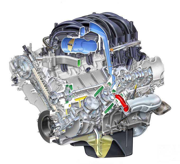 2007 Ford Explorer 4.6L V8 Engine Picture