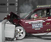 2008 Ford Explorer Sport Trac IIHS Frontal Impact Crash Test Picture