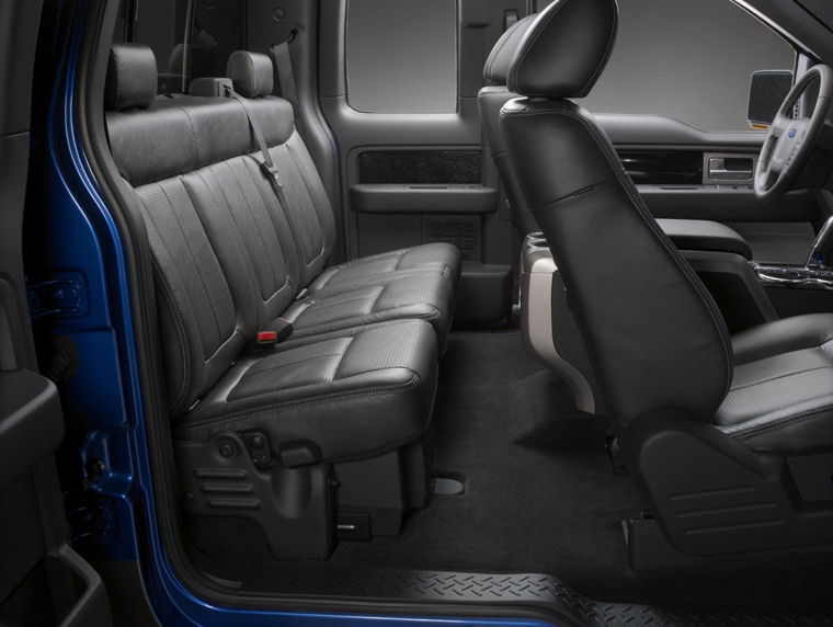 2010 Ford F150 Super Cab FX4 Rear Seats Picture