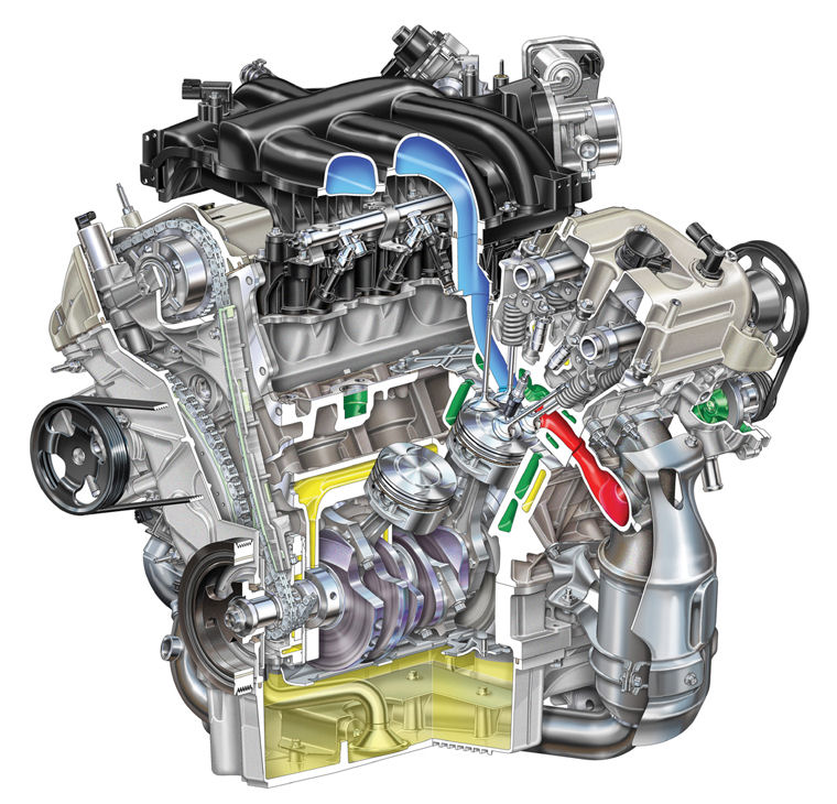 2008 Ford Fusion 3.0l 6-cylinder Engine Picture