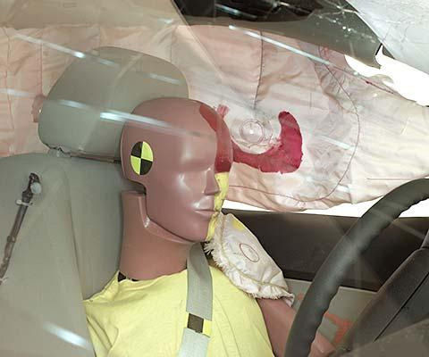 2008 Ford Fusion IIHS Side Impact Crash Test Picture