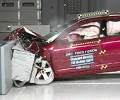 2008 Ford Fusion IIHS Frontal Impact Crash Test Picture