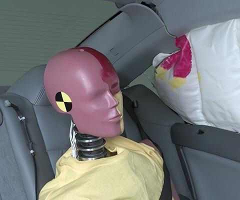 2009 Ford Taurus IIHS Side Impact Crash Test Picture