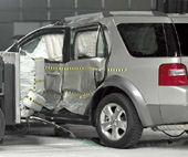 2009 Ford Taurus X IIHS Side Impact Crash Test Picture