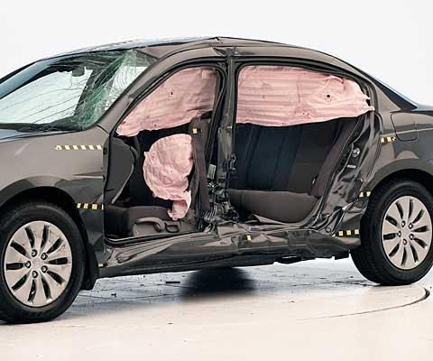 2009 Honda Accord IIHS Side Impact Crash Test Picture