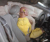 2008 Honda Civic IIHS Side Impact Crash Test Picture