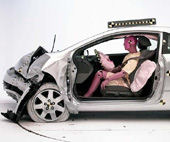 2008 Honda Civic IIHS Frontal Impact Crash Test Picture