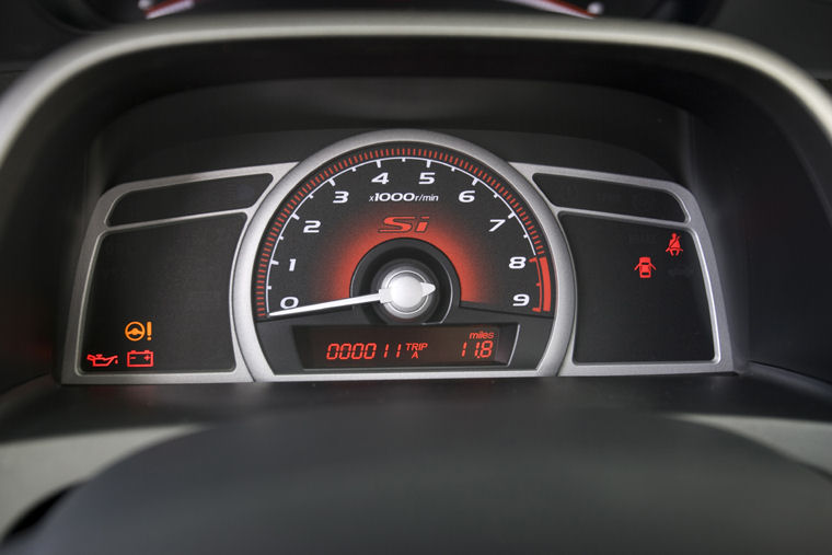 2009 Honda Civic Si Sedan Gauges Picture