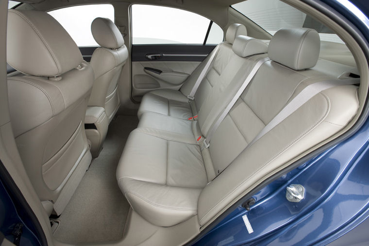 2009 Honda Civic Hybrid Rear Seats Picture