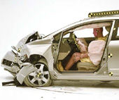 2009 Honda Civic IIHS Frontal Impact Crash Test Picture