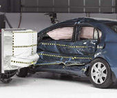 2010 Honda Civic IIHS Side Impact Crash Test Picture