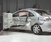 2010 Honda Civic IIHS Side Impact Crash Test Picture