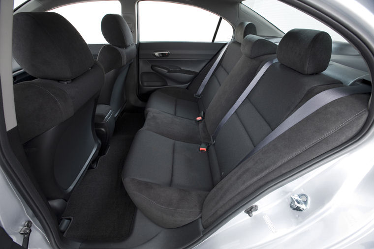 2011 Honda Civic LX-S Sedan Rear Seats Picture