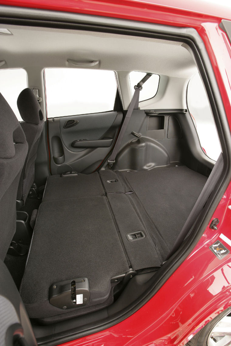 2007 Honda Fit Sport Rear Seats Folded Picture