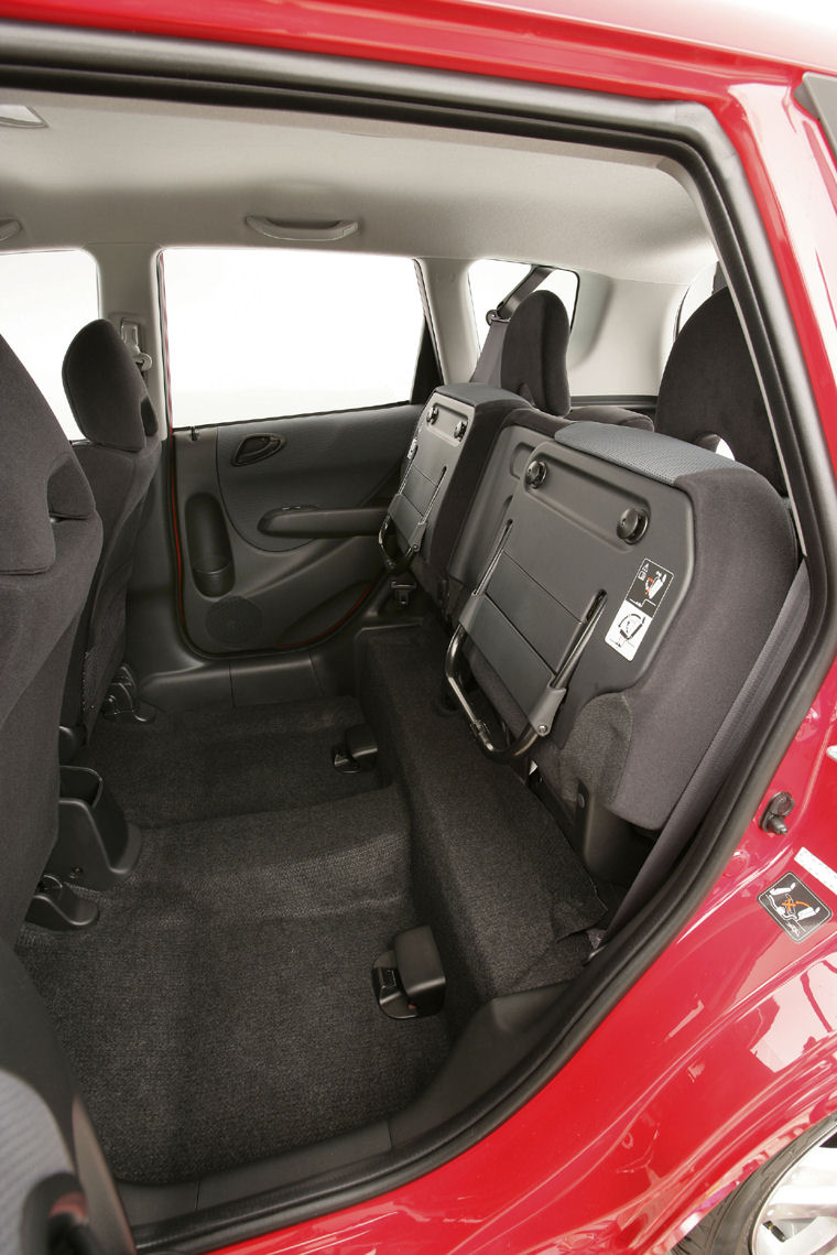 2007 Honda Fit Sport Rear Seats Folded Picture