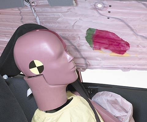 2007 Honda Fit IIHS Side Impact Crash Test Picture