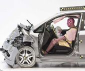 2008 Honda Fit IIHS Frontal Impact Crash Test Picture